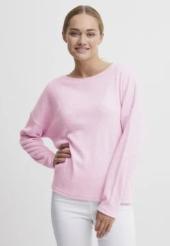 OXMO OXSANNE - Sweter - Pink Sachet Melange