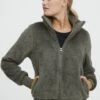 OXMO ANNEKA - Kurtka Z Polaru - Grey -Oxmo 9972d1e7e9484792a51c0715fb407b8b