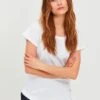 OXMO OXLYDI - T-shirt Basic - White 1 OXMO OXLYDI - T-shirt Basic - White -Oxmo 9e70b9781618421784bc4106fb0548e6