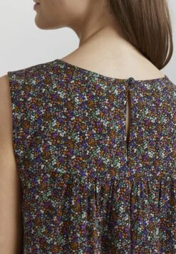 OXMO ESJA - Bluzka - Burnt Orange Mix -Oxmo 9ea2b1af77024d2fba37f2bc95e41b32