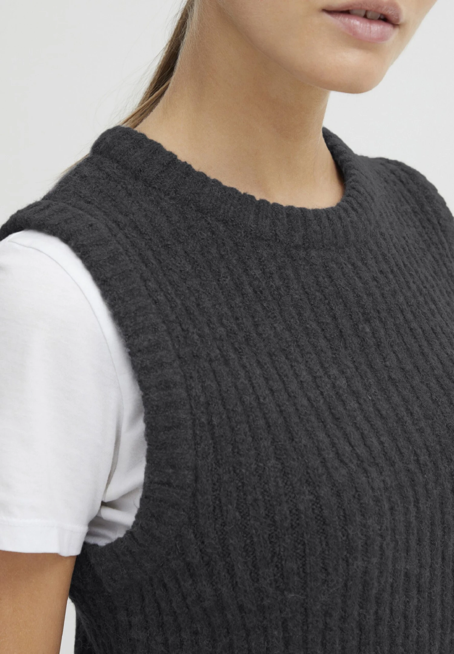 OXMO OXSALIS - Sweter - Blackened Pearl Melange 6 OXMO OXSALIS - Sweter - Blackened Pearl Melange - obrazek 4