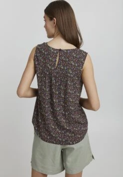 OXMO ESJA - Bluzka - Burnt Orange Mix -Oxmo 9f8a49acb6cf4ab2bf19903caf23fb57