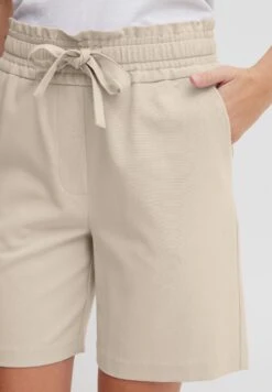 OXMO DANIELLA SH - Szorty - Cement -Oxmo a128b502286043c2b8d7377ac84638b9