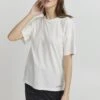 OXMO PINALA - T-shirt Basic - Cloud Dancer 1 OXMO PINALA - T-shirt Basic - Cloud Dancer -Oxmo a1539513b2a048f8b57d67695223a9e3