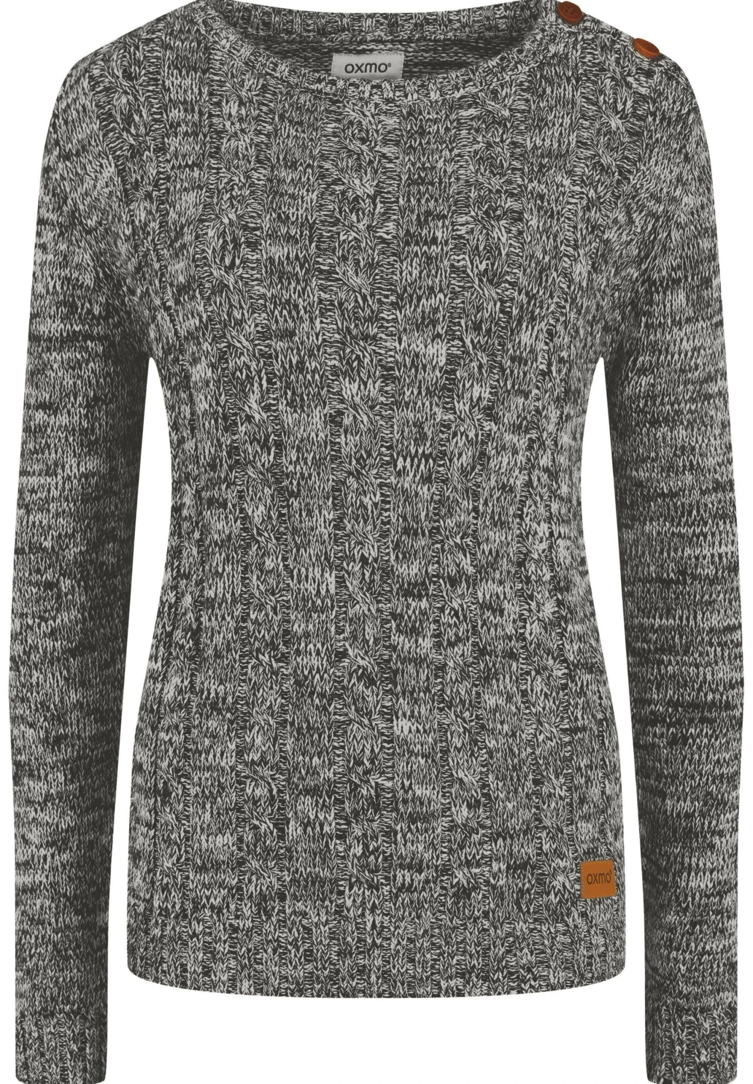 OXMO OXPHIA - Sweter - Dark Grey 8 OXMO OXPHIA - Sweter - Dark Grey - obrazek 6