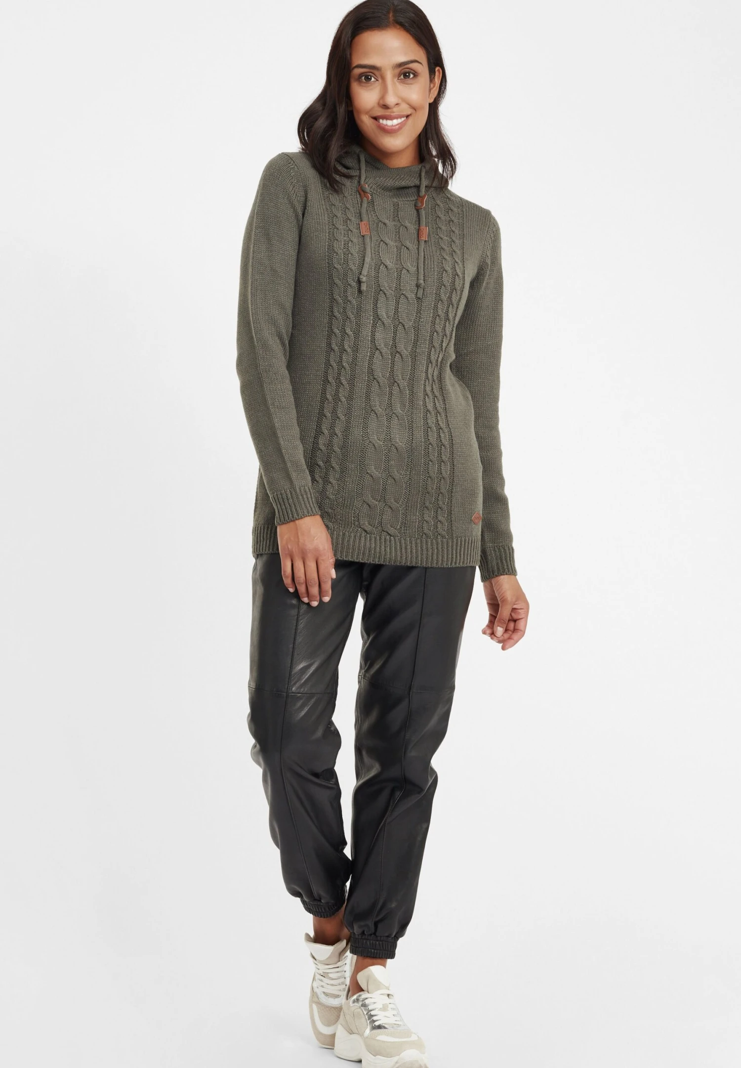 OXMO OXCABLE - Bluza Z Kapturem - Dark Grey 4 OXMO OXCABLE - Bluza Z Kapturem - Dark Grey - obrazek 2