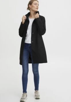 OXMO OXVALERINE - Klasyczny Płaszcz - Black -Oxmo a34a4bee9ec641459ddf53b9643abacf