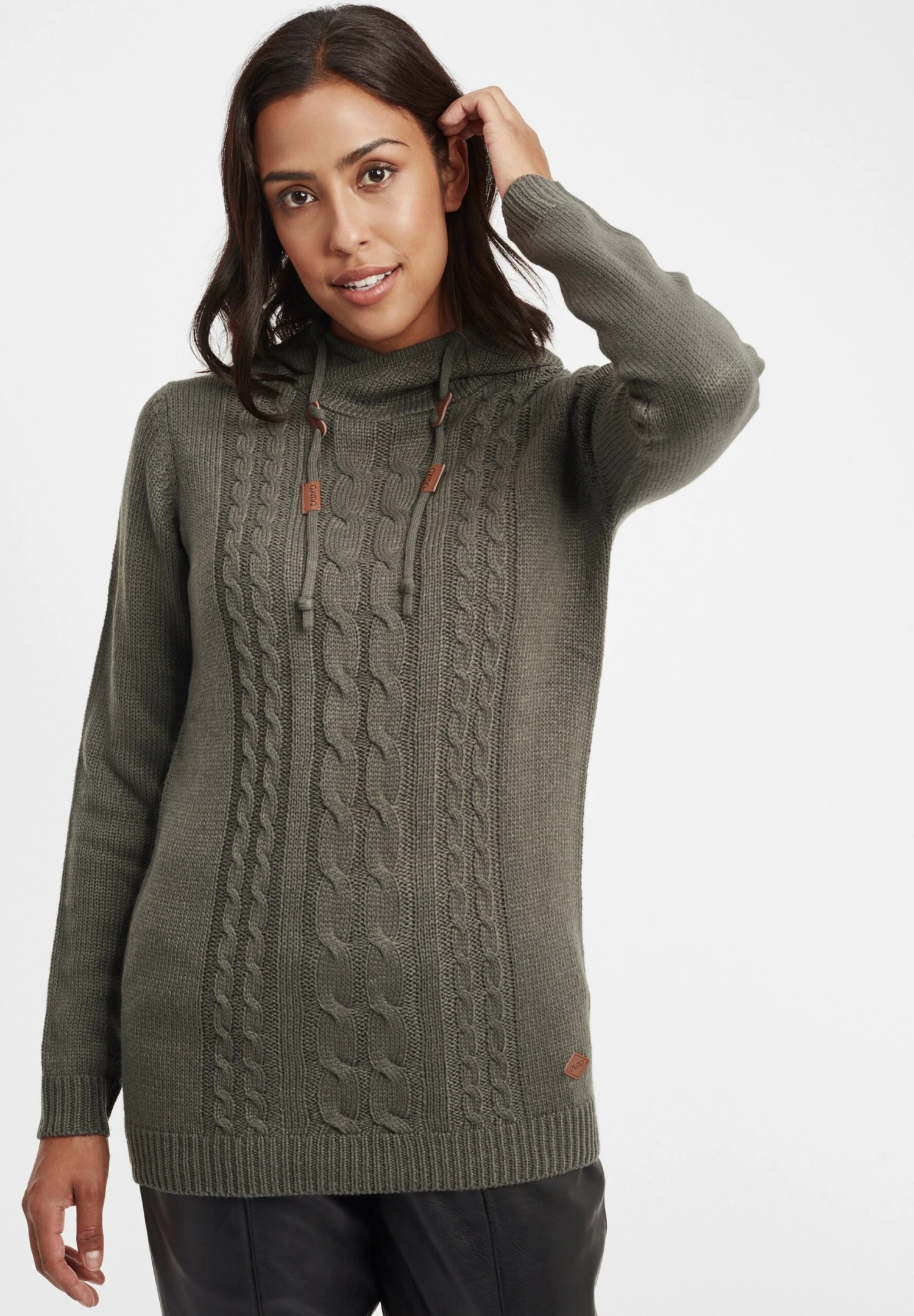 OXMO OXCABLE - Bluza Z Kapturem - Dark Grey 3 OXMO OXCABLE - Bluza Z Kapturem - Dark Grey