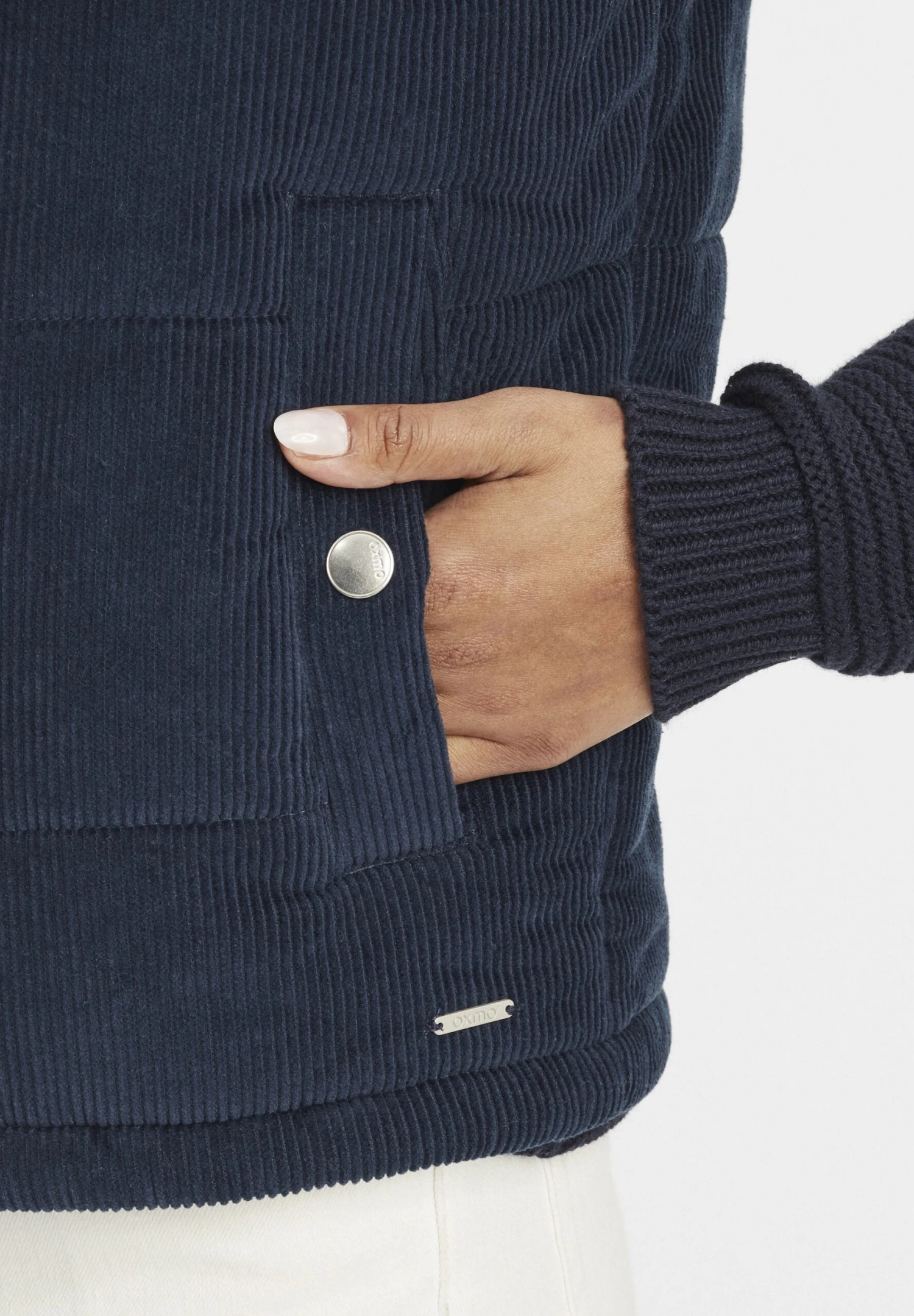 OXMO OXVIDEMA - Kamizelka - Dress Blues 12 OXMO OXVIDEMA - Kamizelka - Dress Blues - obrazek 10