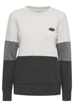 OXMO OXTRINE - Sweter - Oyster Grey Melange -Oxmo a40e46abc1f94b9e859a7550bd2a2ae2