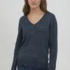 OXMO OXILVA - Sweter - Dark Blue 1 OXMO OXILVA - Sweter - Dark Blue -Oxmo a43e5f6387bb463591b945ca829d259f