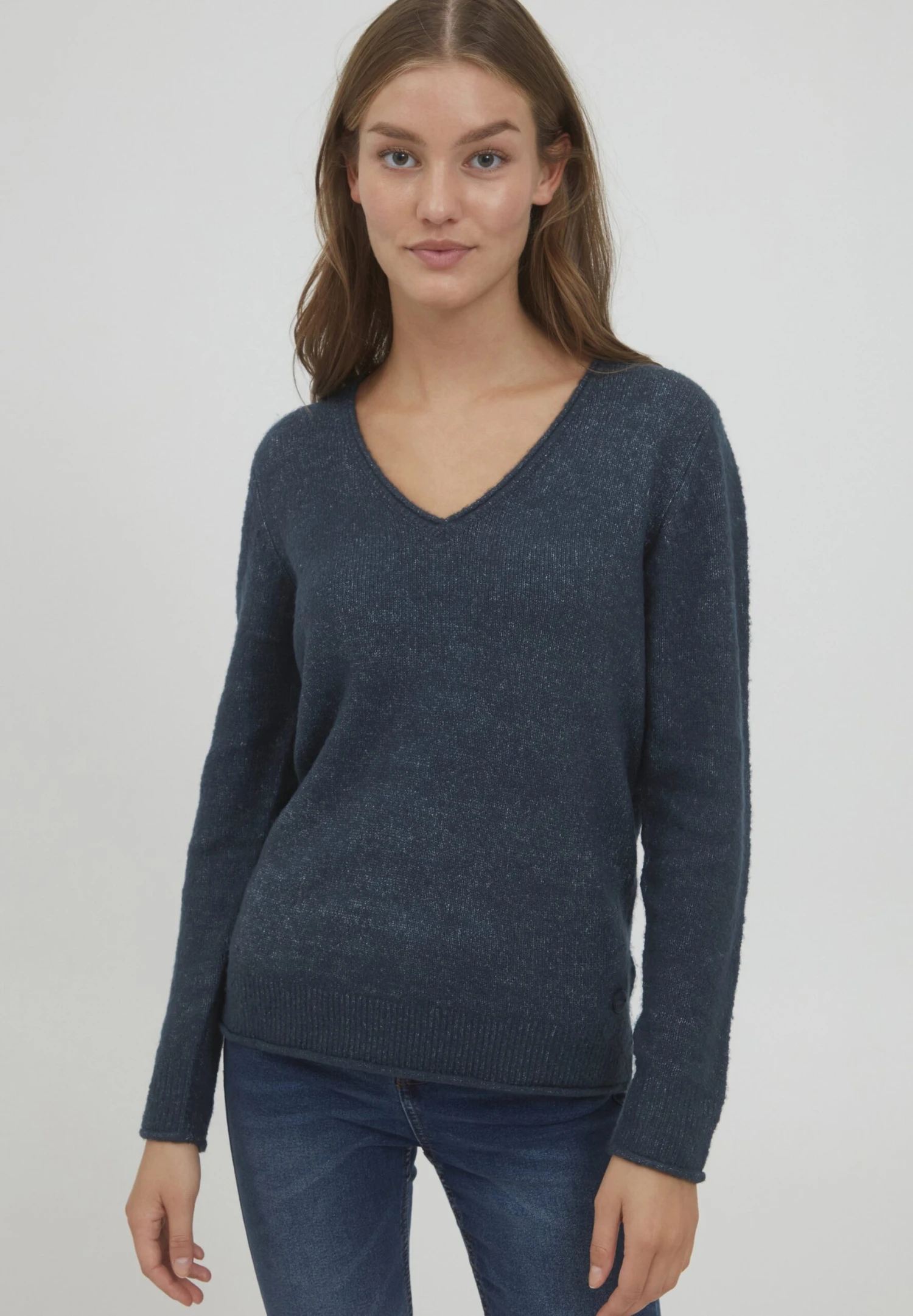 OXMO OXILVA - Sweter - Dark Blue 3 OXMO OXILVA - Sweter - Dark Blue