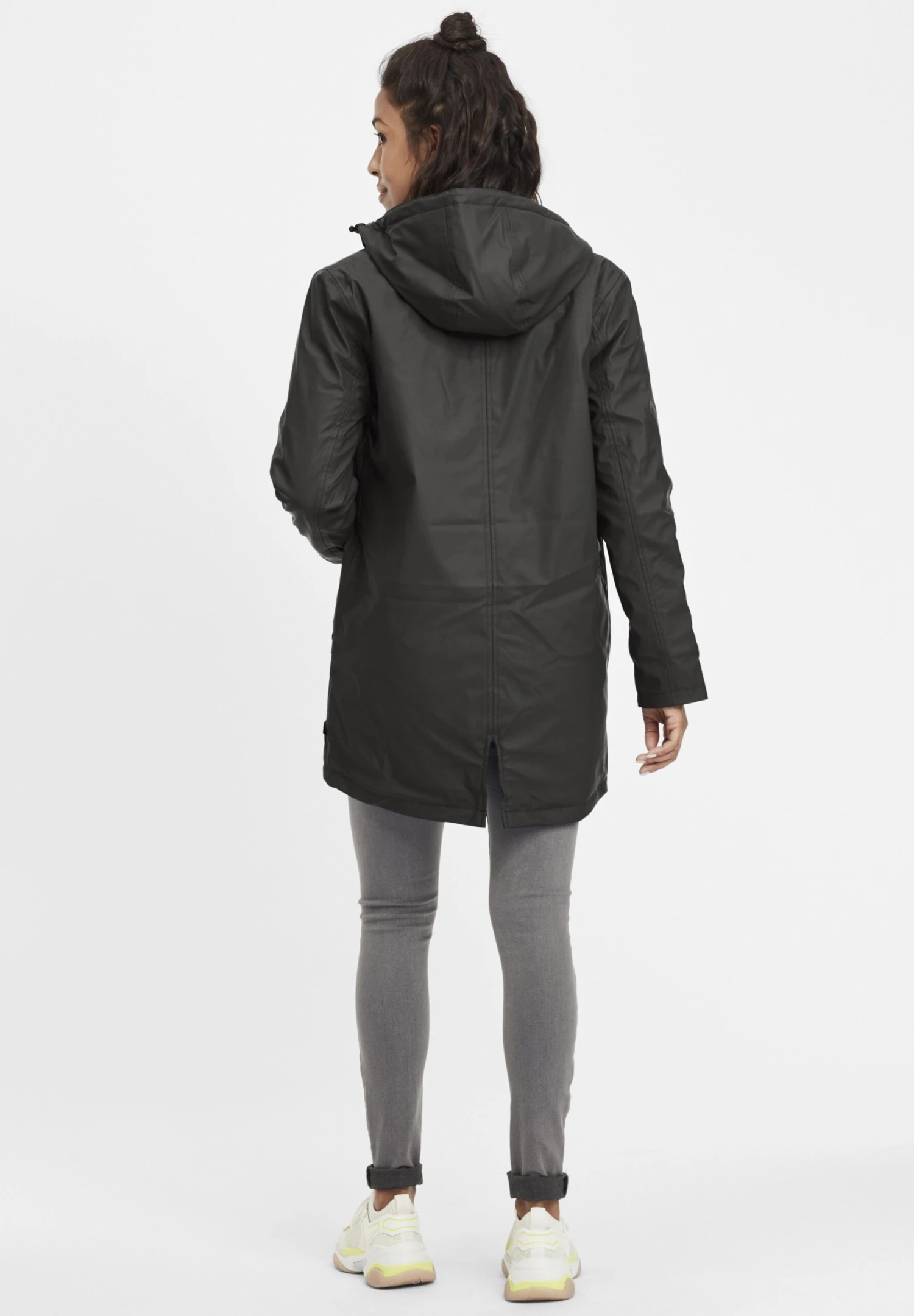 OXMO OXJANINA - Parka - Black 5 OXMO OXJANINA - Parka - Black - obrazek 3