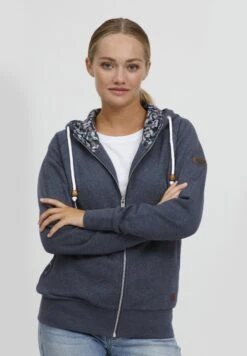 OXMO OXULLA - Bluza Rozpinana - Total Eclipse Melange