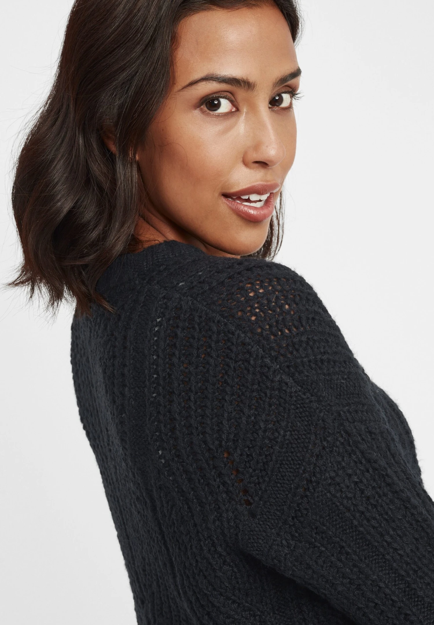 OXMO OXCHIARA - Sweter - Insignia Blue 6 OXMO OXCHIARA - Sweter - Insignia Blue - obrazek 4