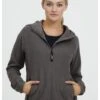 OXMO OXFINJA - Kurtka Z Polaru - Grey -Oxmo ac9841462828453a98d7c1693175ee4a