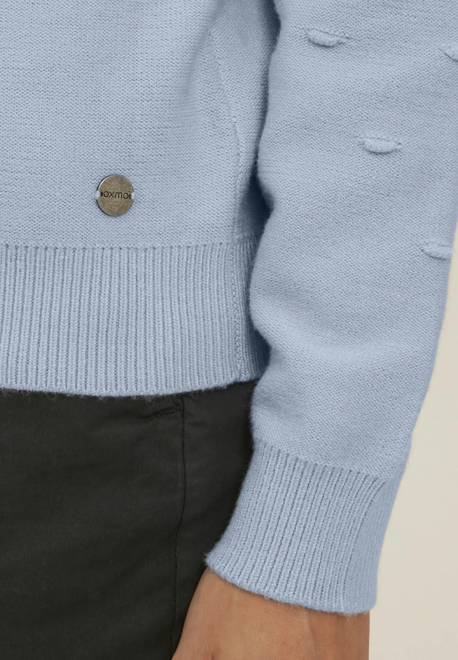 OXMO OXDOTTA - Sweter - Brunnera Blue 7 OXMO OXDOTTA - Sweter - Brunnera Blue - obrazek 5