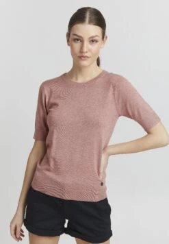 OXMO OXHELIN - T-shirt Basic - Ash Rose Melange
