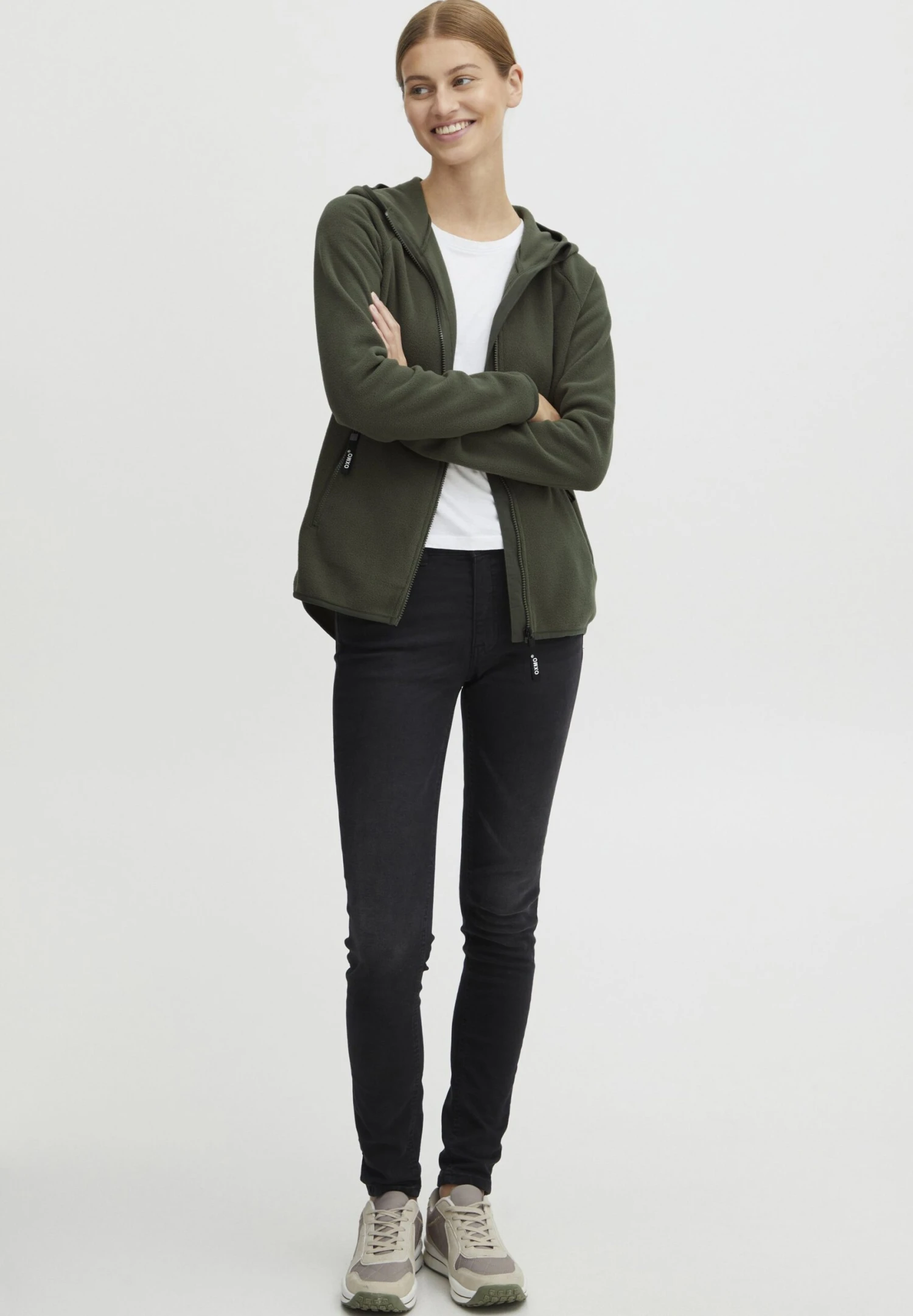 OXMO OXFINJA - Kurtka Z Polaru - Ivy Green 4 OXMO OXFINJA - Kurtka Z Polaru - Ivy Green - obrazek 2