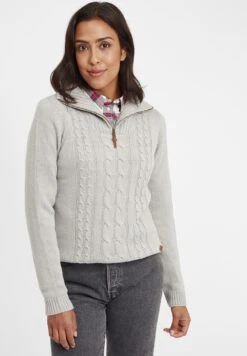 OXMO OXCARRY - Sweter - Mid Grey
