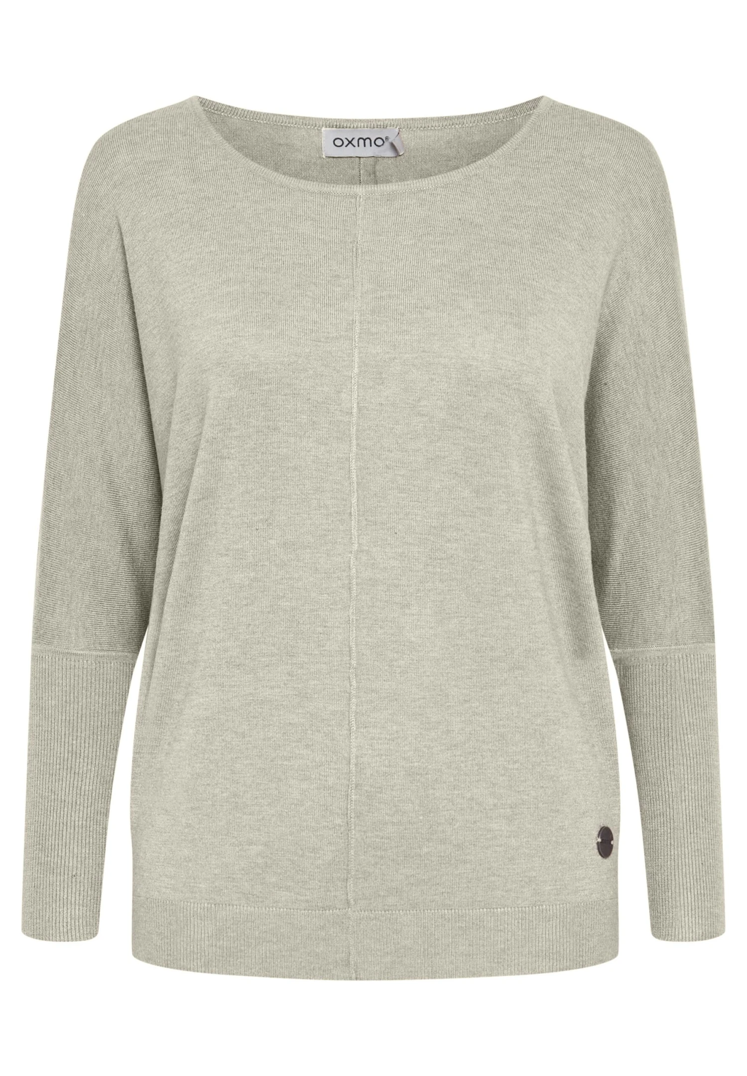 OXMO OXHERDIS - Sweter - Oyster Grey Melange 8 OXMO OXHERDIS - Sweter - Oyster Grey Melange - obrazek 6