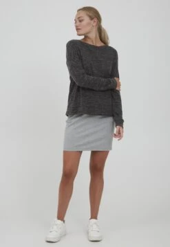 OXMO OXBENTA - Sweter - Dark Grey Melange -Oxmo b2d9617f6eb84509bb18a1836436583c