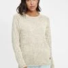 OXMO OXDANIELA - Sweter - Bone White -Oxmo b3ae80d1b9a147369e094bbc63b7bafc