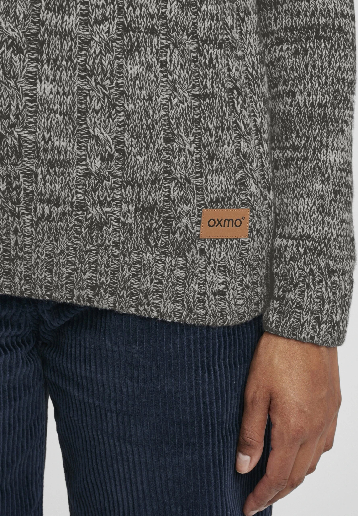 OXMO OXPHIA - Sweter - Dark Grey 7 OXMO OXPHIA - Sweter - Dark Grey - obrazek 5