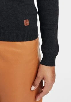 OXMO OXEDDA - Sweter - Dar Grey M -Oxmo b6603a2aa68a4652a57b16ab4439f0ab