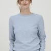 OXMO OXDOTTA - Sweter - Brunnera Blue -Oxmo b6c3d982a0334ccd9477feb0b53d3840