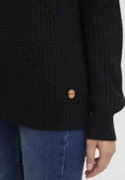 OXMO OXNANCY - Sweter - Black -Oxmo bd28339695374927bd9864c177e7b637