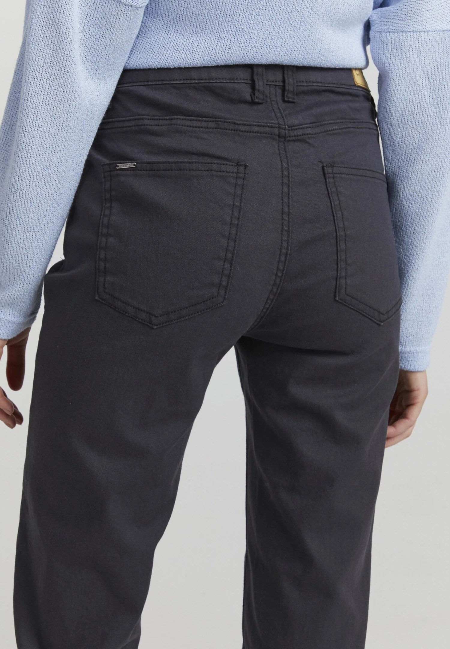 OXMO OXPEETJE - Spodnie Materiałowe - Black 7 OXMO OXPEETJE - Spodnie Materiałowe - Black - obrazek 5