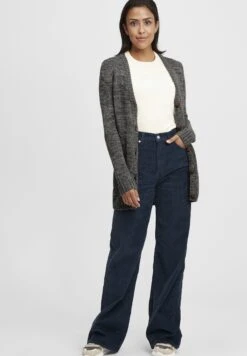 OXMO OXPHILEMONA - Kardigan - Black -Oxmo c510dfe3e0284659bd15333fc5cbed99