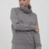 OXMO OXVERNITA - Bluza - Medium Grey Melange