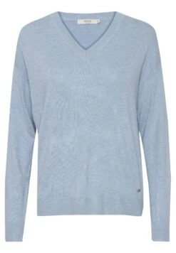 OXMO OXHELLE - Sweter - Blue Bell Melange -Oxmo c7c4cc35f7d54cdd8a3782b46a353cfb