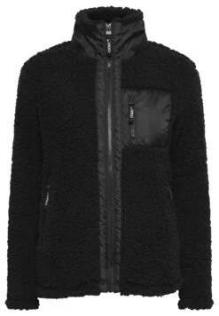 OXMO OXELLIN - Kurtka Z Polaru - Black -Oxmo c7ed54351636435ba691474cbe848df0