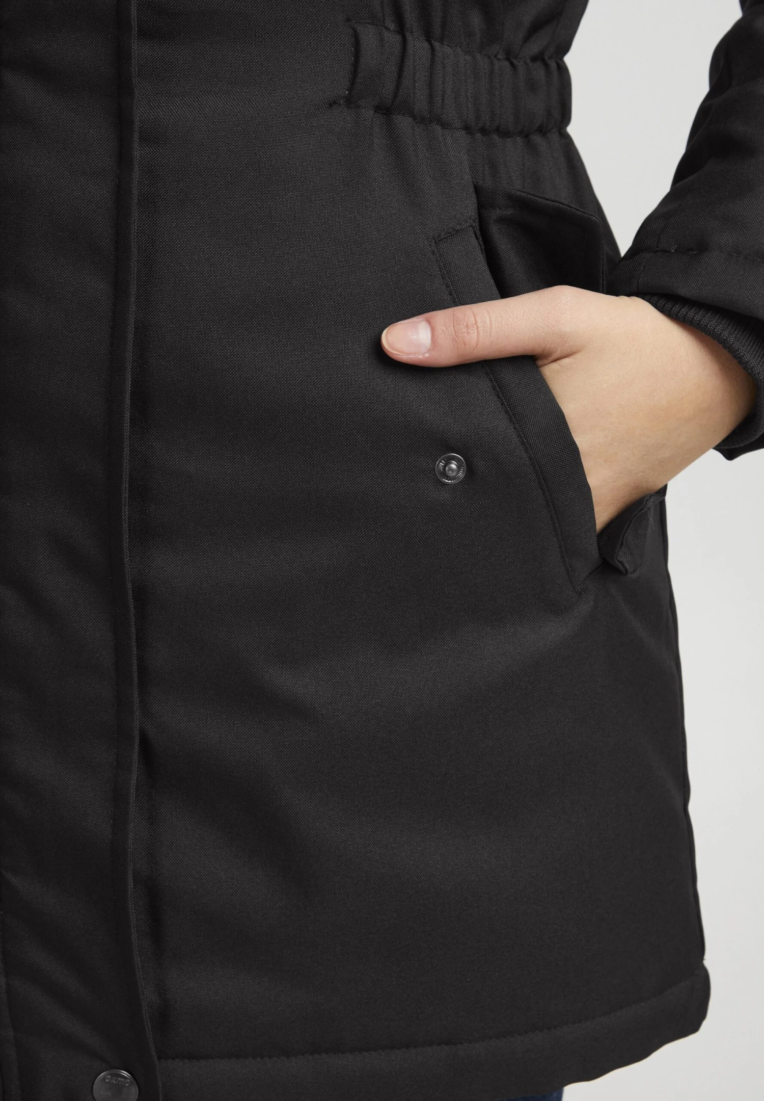 OXMO OXMARIBEL - Płaszcz Zimowy - Black 7 OXMO OXMARIBEL - Płaszcz Zimowy - Black - obrazek 5