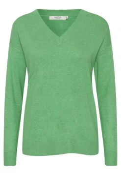 OXMO OXHELLE - Sweter - Ming Green Melange -Oxmo ce185b224a6c4819a1af103247e9f2d5
