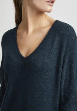 OXMO OXIDA - Sukienka Dzianinowa - Total Eclipse Melange -Oxmo d1f8a7716456430d8c7caa4e7d5ee708