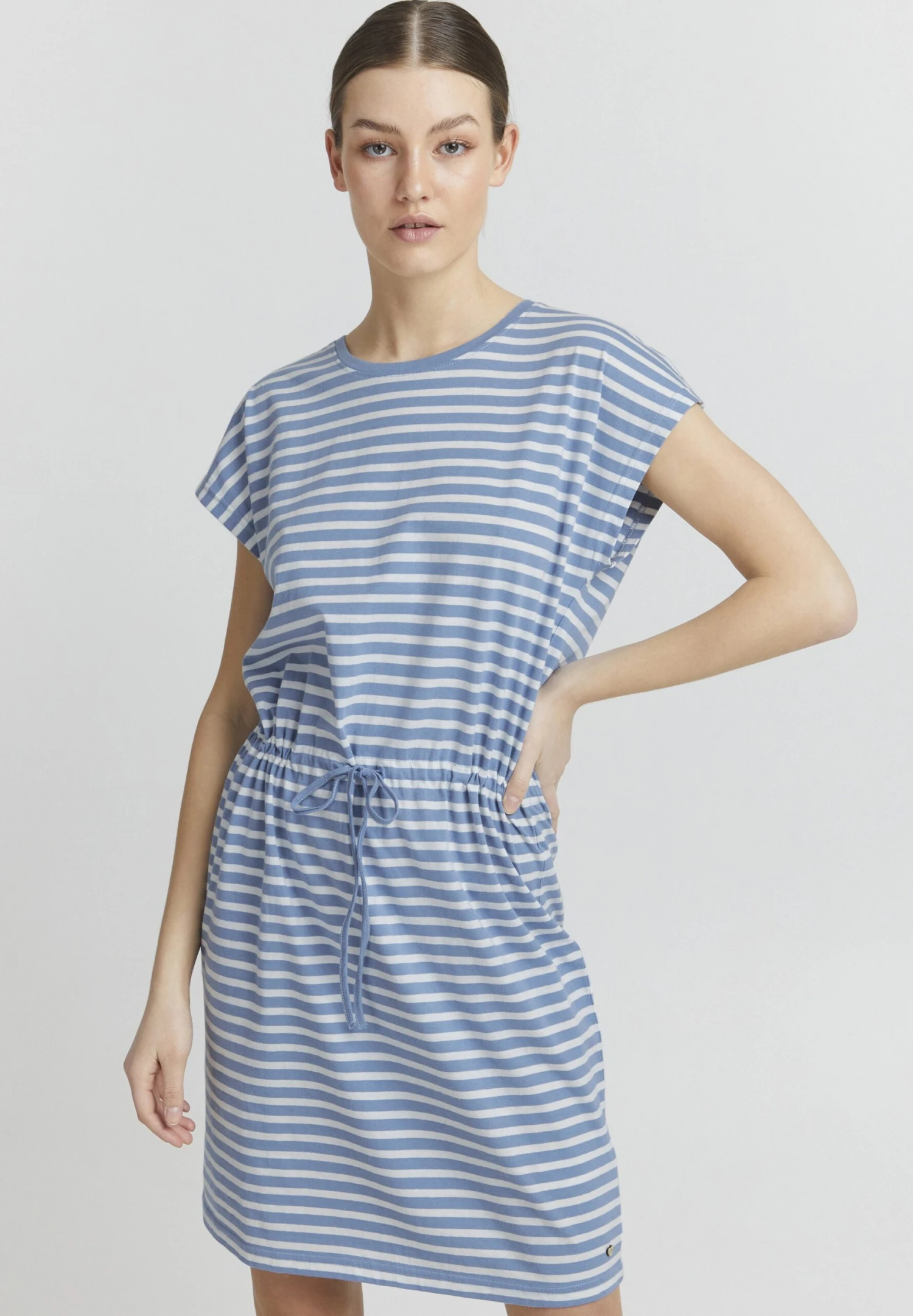 OXMO STILLA - Sukienka Z Dżerseju - Bel Air Blue 3 OXMO STILLA - Sukienka Z Dżerseju - Bel Air Blue