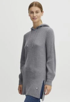 OXMO OXNORMA - Bluza Z Kapturem - Mid Grey Melange