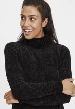 OXMO OXESTELLA - Sweter - Black -Oxmo d30171a50b0e4b06bd746edc7701e407