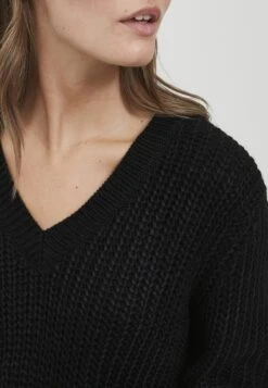 OXMO OXLAVEA - Sweter - Black -Oxmo d452656435ad4fdb95e6aa4c3d606783