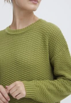 OXMO OXMILIKA - Sukienka Dzianinowa - Sage -Oxmo d5f841a7f88b4bde9113db3b8ece1ae6