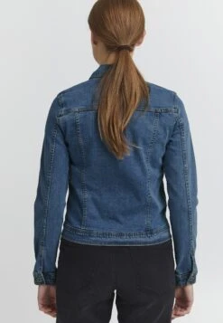 OXMO OXFRIA - Kurtka Jeansowa - Mid Blue Denim -Oxmo d8e18c9a84384393ba5436dafd4ab184
