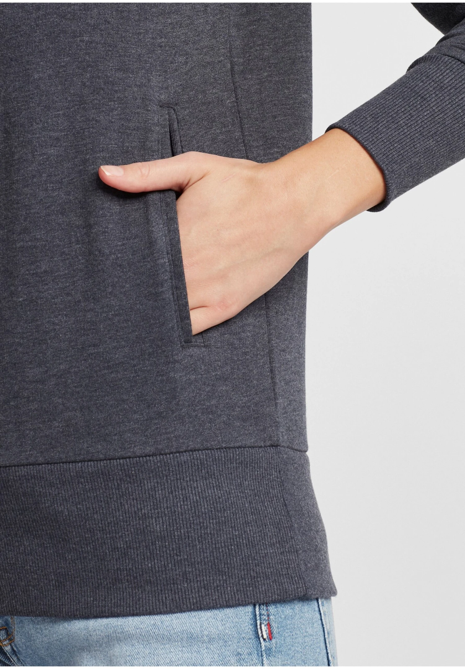 OXMO OXPUJA - Bluza Z Kapturem - Insignia Blue Melange 7 OXMO OXPUJA - Bluza Z Kapturem - Insignia Blue Melange - obrazek 5