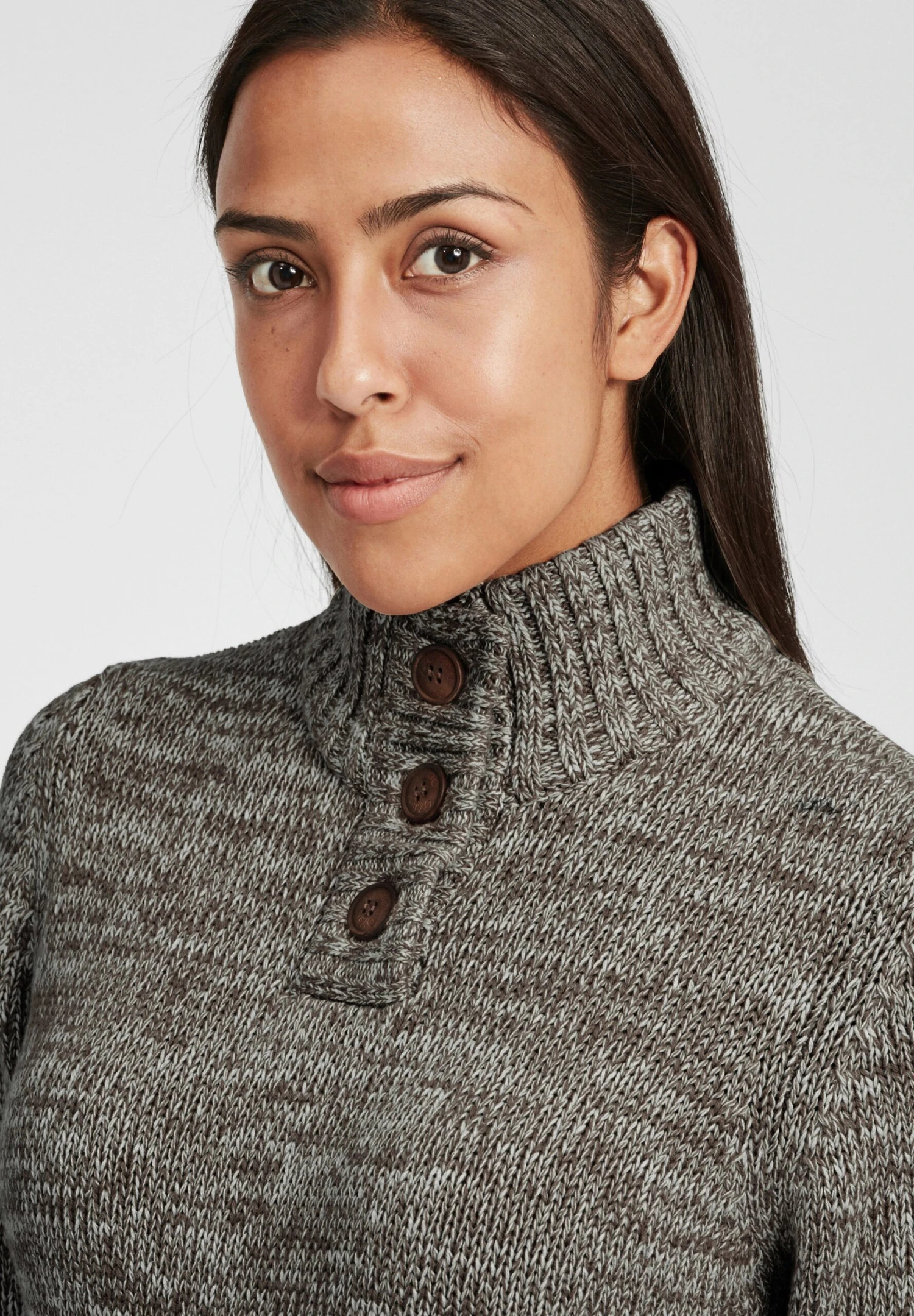 OXMO OXPHILICITA - Sweter - Dark Grey 6 OXMO OXPHILICITA - Sweter - Dark Grey - obrazek 4