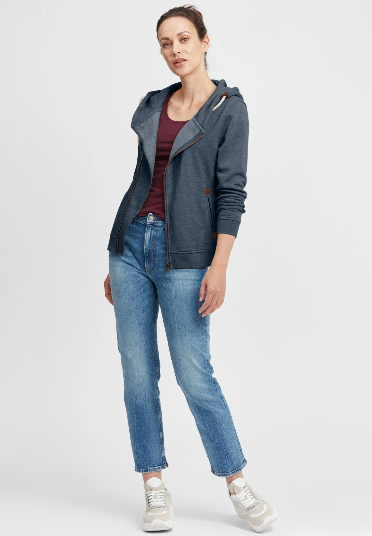 OXMO OXVICKY - Bluza Rozpinana - Ins Bl Mel 4 OXMO OXVICKY - Bluza Rozpinana - Ins Bl Mel - obrazek 2