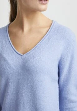 OXMO OXIDA - Sukienka Dzianinowa - Brunnera Blue Melange 11 OXMO OXIDA - Sukienka Dzianinowa - Brunnera Blue Melange -Oxmo e044dc5ec416442ea96cd4da5178c0ea