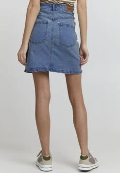 OXMO FRIGGA - Spódnica Trapezowa - Light Blue Denim -Oxmo e18e578a266244b28a822698bcbc097e